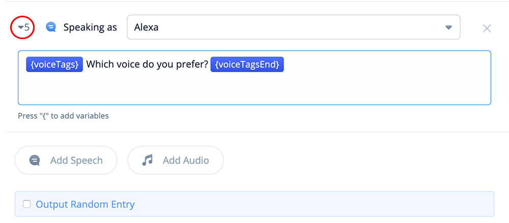 configure speak voice options 3