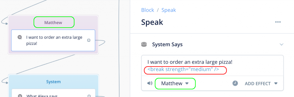 User Speak Block with Matthew and break
